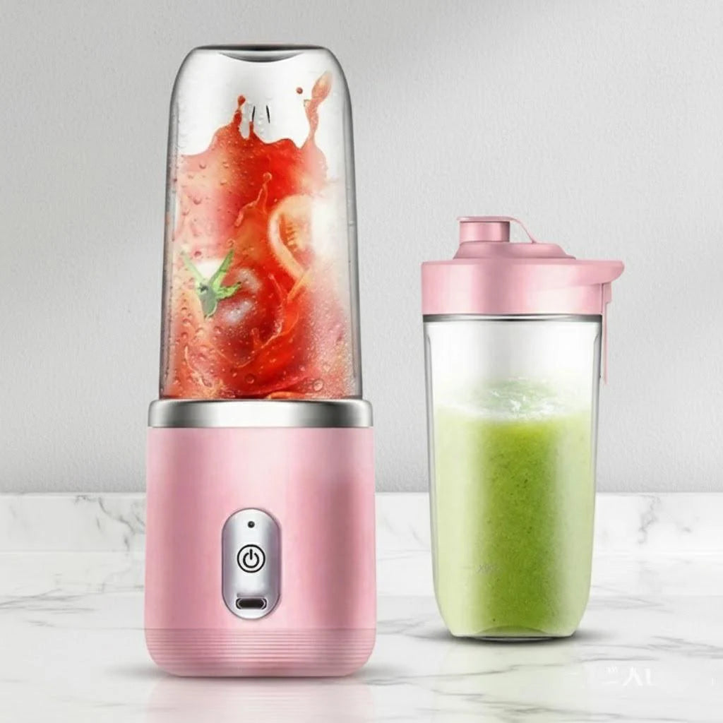 Mini Licuadora Portátil de Doble Vaso USB