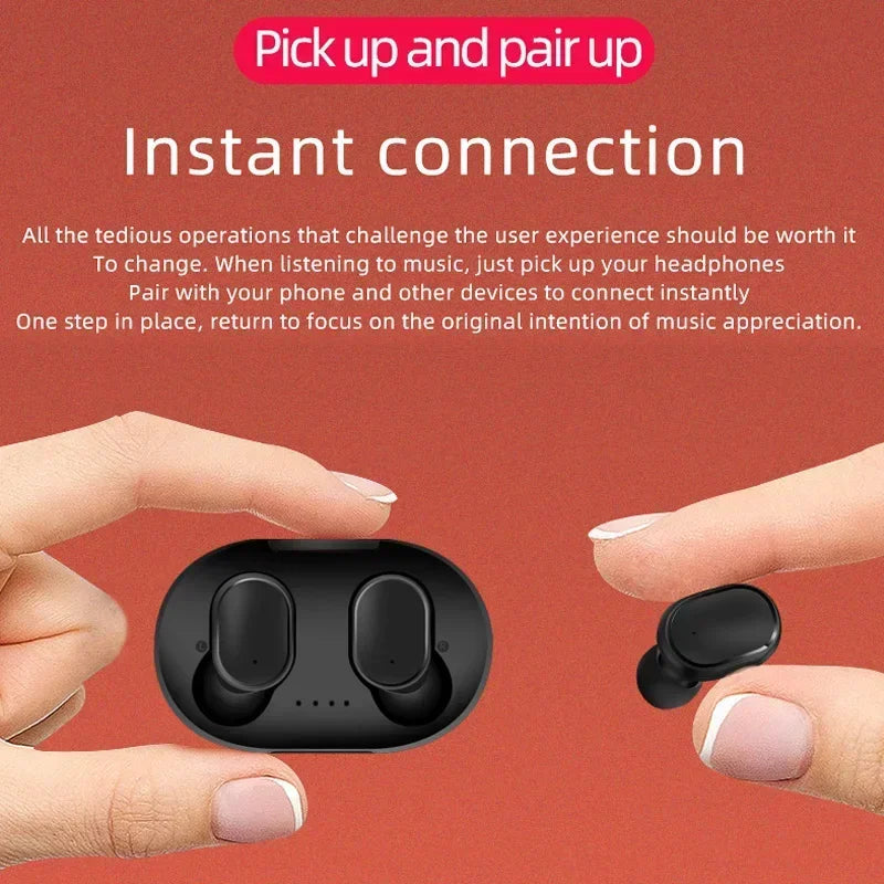 Auriculares Bluetooth A6S TWS – Sonido Estéreo y Cancelación de Ruido
