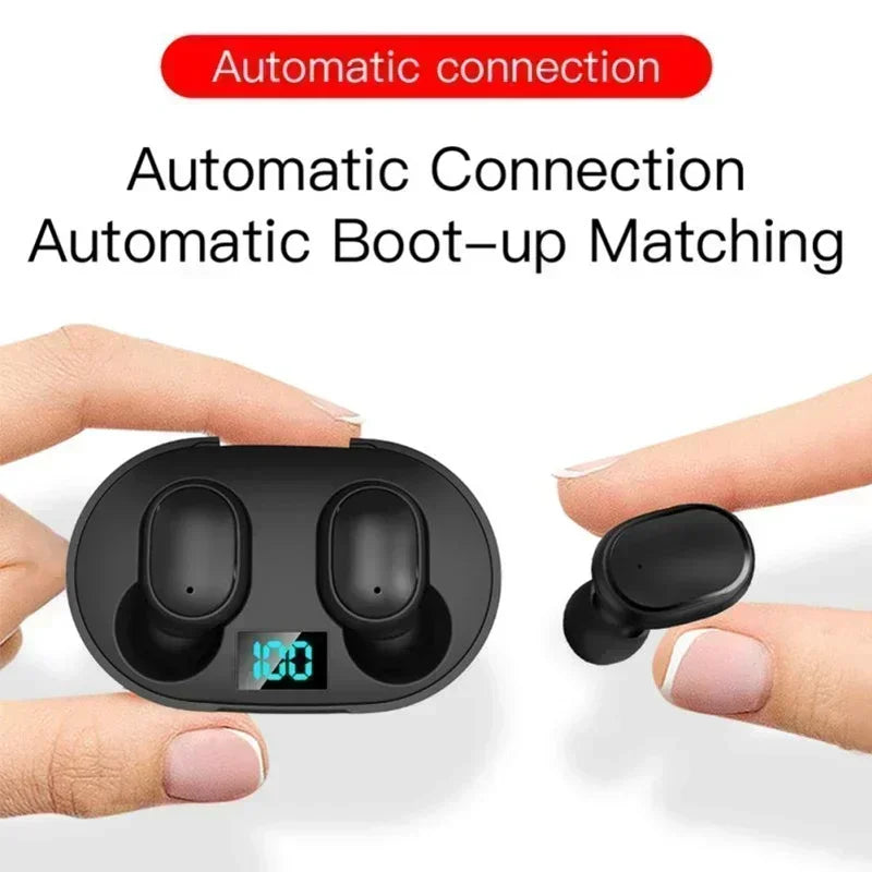 Auriculares Bluetooth E6S TWS – Cancelación de Ruido y Micrófono