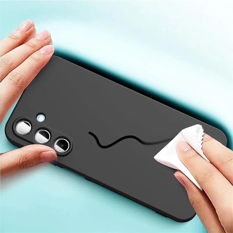 Funda Samsung Galaxy A55 5G — TPU Negra Antigolpe