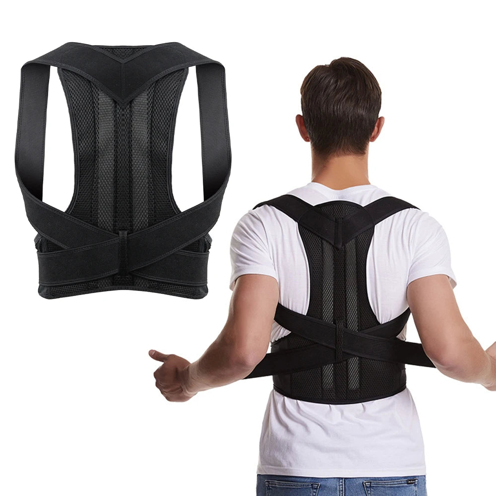 Corrector de Postura Ajustable – Escoliosis y Espalda Encorvada