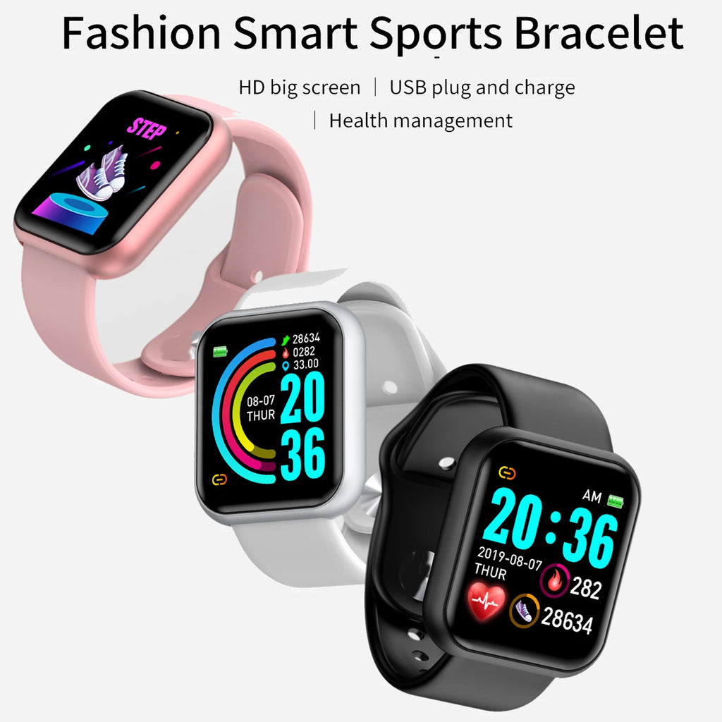 Reloj Inteligente Bluetooth Deportivo – Monitor de Sueño y Fitness