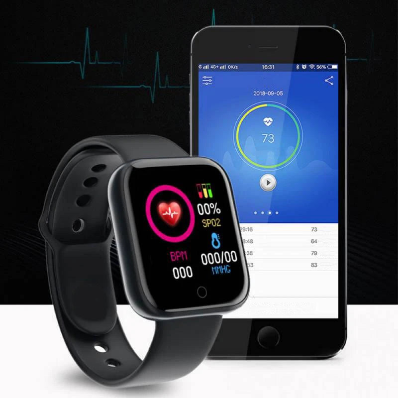 Reloj Inteligente Bluetooth Deportivo – Monitor de Sueño y Fitness