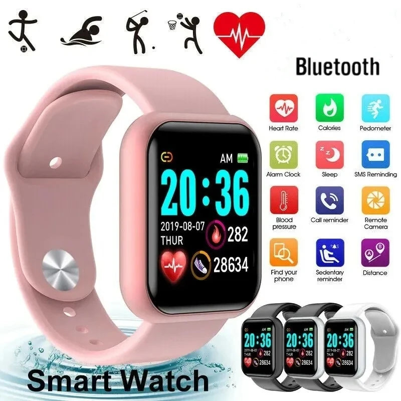 Reloj Inteligente Bluetooth Deportivo – Monitor de Sueño y Fitness