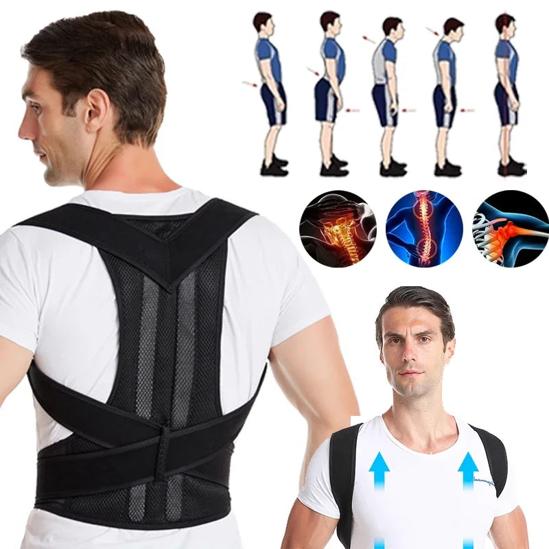 Corrector de Postura Ajustable – Moldeador Corporal y Espalda