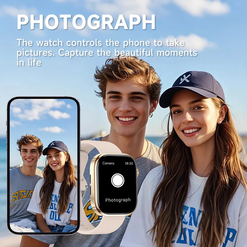 Reloj Inteligente 2026 – Pantalla HD 2.01", Llamadas Bluetooth y Monitor de Salud