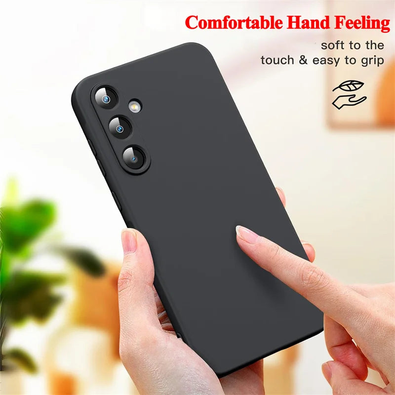 Funda Samsung Galaxy A55 5G — TPU Negra Antigolpe