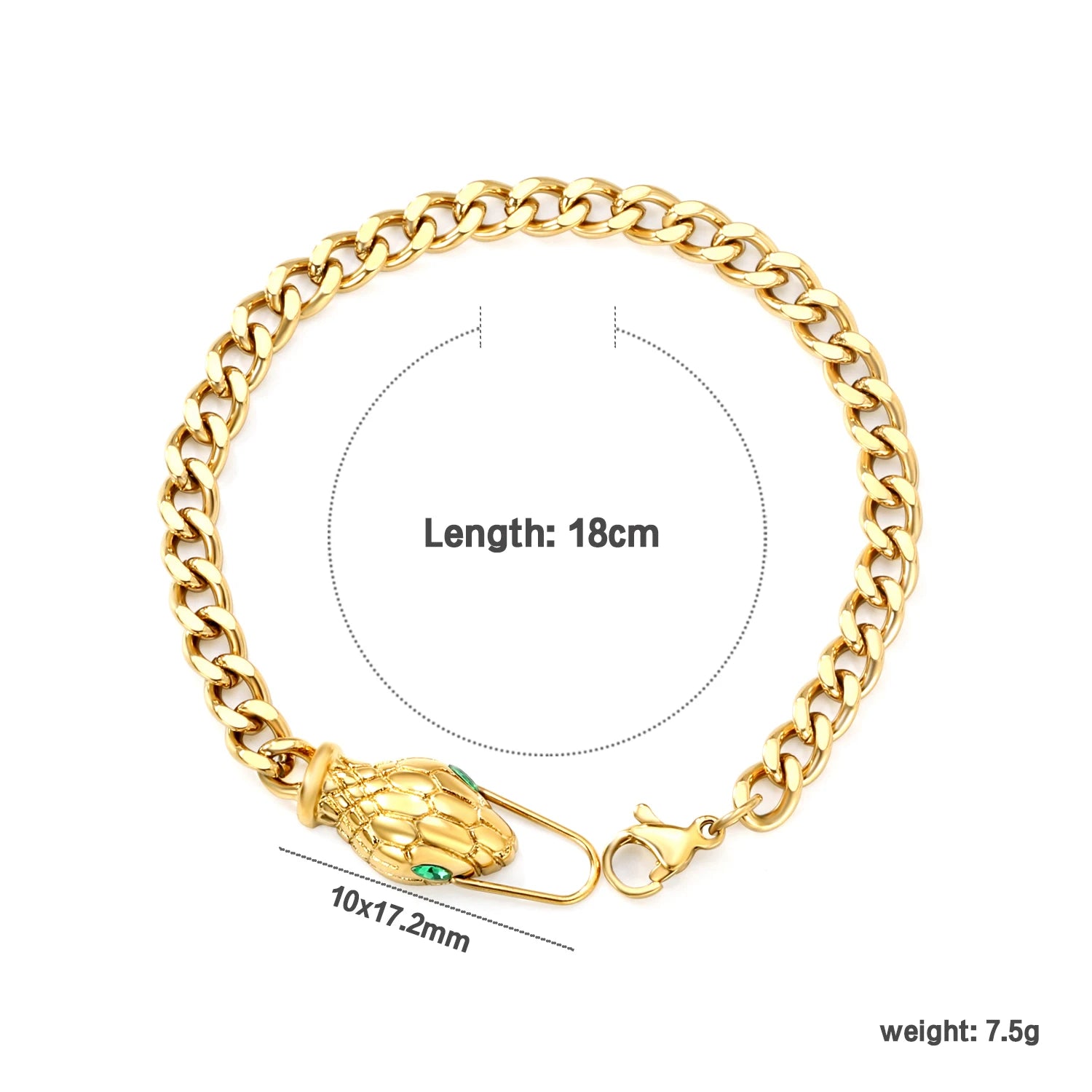 💎 Collar y Pulsera de Serpiente para Mujer – Acero Inoxidable Elegante