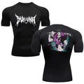 Camiseta de Compresión Anime para Hombre — Secado Rápido y Fitness