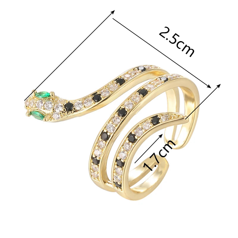✨ Anillos Ajustables de Zirconia para Mujer – Joyería Elegante de Regalo