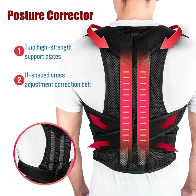 Corrector de Postura Ajustable – Moldeador Corporal y Espalda