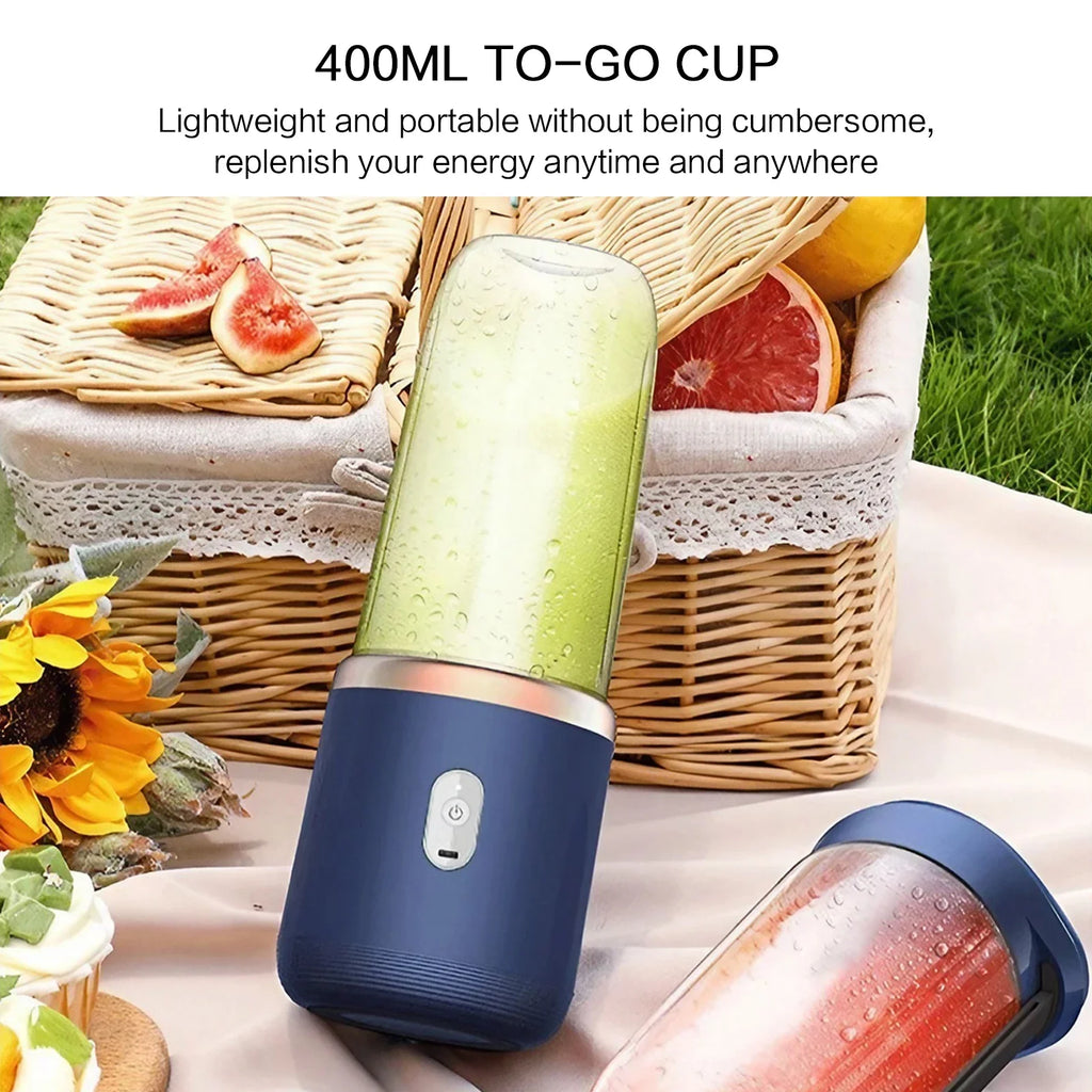 Mini Licuadora Portátil de Doble Vaso USB