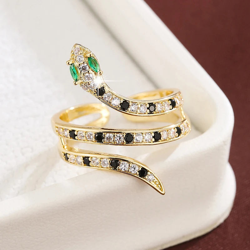 ✨ Anillos Ajustables de Zirconia para Mujer – Joyería Elegante de Regalo