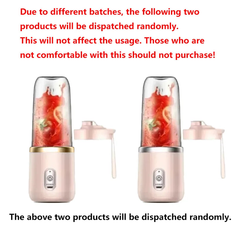 Mini Exprimidor USB Portátil con Vasos Dobles